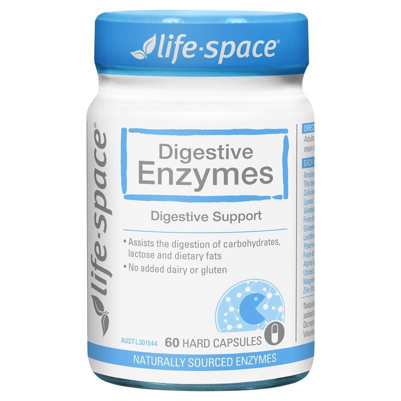 Life Space Probiotic Friendly Digestive Enzymes 60 Capsules eBay