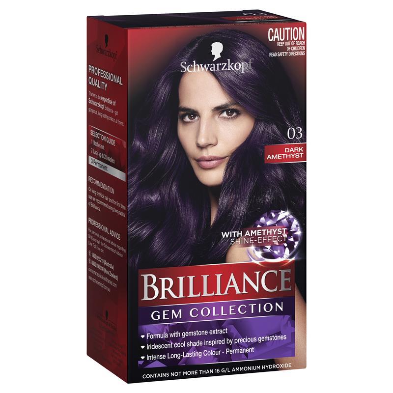 Buy Schwarzkopf Live Brilliance Dark Amethyst 03 Online At Chemist