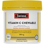 Swisse Vitamin C 500mg 310 Chewable Tablets