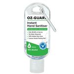 Oz Guard Instant Hand Sanitiser 50ml Tube with Carabiner Clip