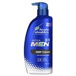 Head & Shoulders Ultramen 2in1 Deep Clean Anti Dandruff Shampoo & Conditioner 750ml
