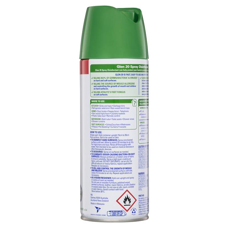 Buy Glen 20 Spray Disinfectant Citrus Breeze 300g Online at Chemist