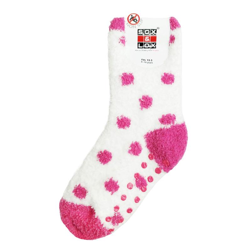 Buy Kids Bed Socks Hot Pink Size Medium 