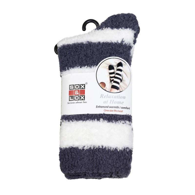 Buy Adults Bed Socks Stripe Grey and White Online at Chemist Warehouse®
