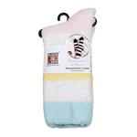 Adults Bed Socks Twinkle Stripe Pink