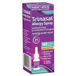 Telnasal Allergy Spray - Nasal Spray - Hayfever Allergy Non-Drowsy Relief - 140 Doses 