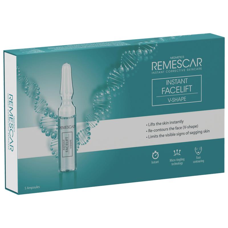 Buy Remescar Instant Facelift & VShape 5 Ampoules Online Only Online