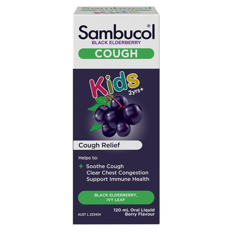 Sambucol Kids Cough Liquid 120ml product image