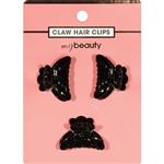 My Beauty Hair Claw Clip Small 3 Pack Black