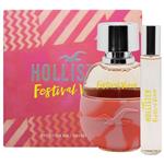 Hollister California Festival Vibes Her Eau De Parfum 50ml 2 Piece Set