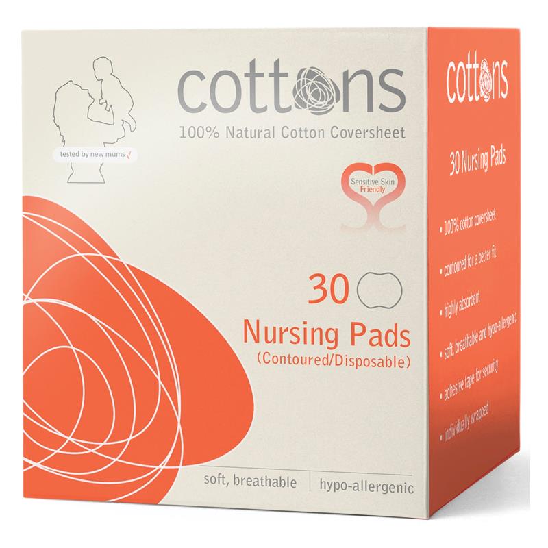 Buy Cottons Nursing Pads 30 Pack Online Only Online at Chemist Warehouse®