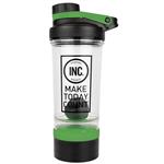 INC Tritan Shaker Bottle Green 600ml