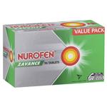 Nurofen Zavance Fast Pain Relief Tablets 256mg Ibuprofen 96 Pack