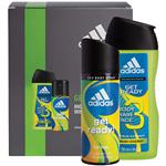 Adidas Get Ready Deodorant Body Spray & Shower Gel 2 Piece Set