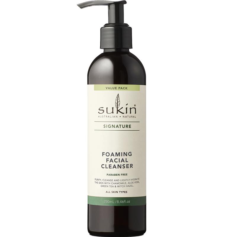 Sukin Signature Foaming Facial Cleanser Pump 250ml