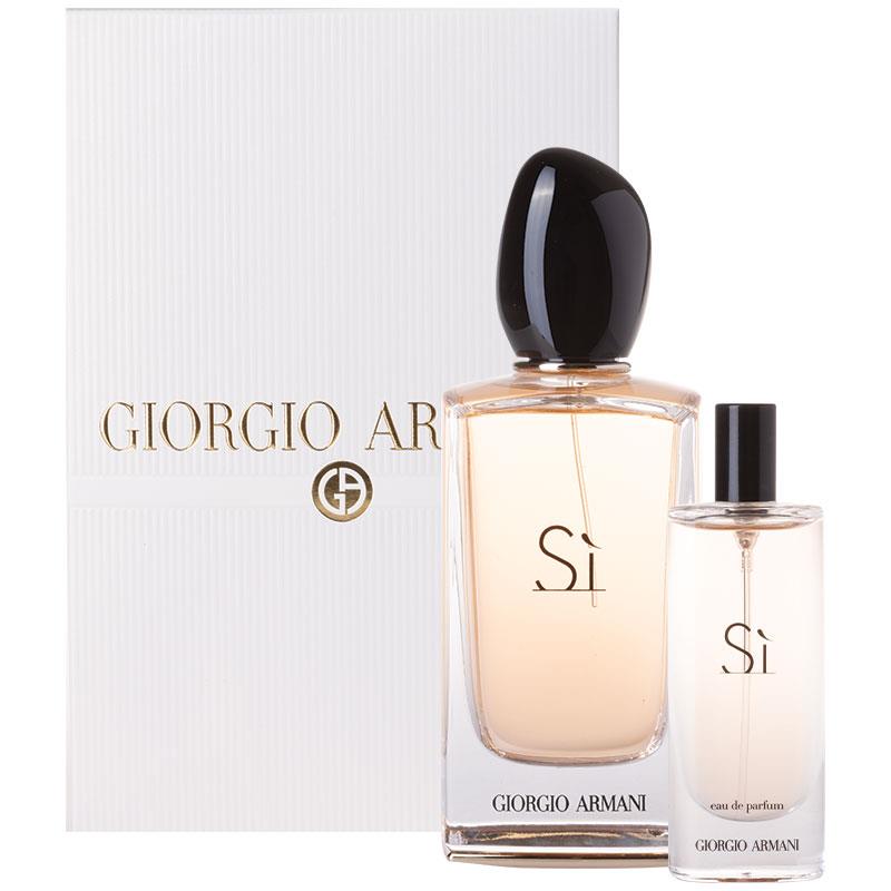 Buy Giorgio Armani Si Eau De Parfum 100ml plus 15ml 2 Piece Set Online at  Chemist Warehouse®