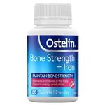 Ostelin Bone Strength + Iron with Vitamin D - D3 for Bone Health - 60 Tablets