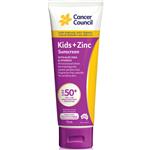 Cancer Council SPF 50+ Kids + Zinc Sunscreen 75ml Tube