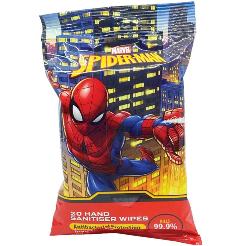 Buy Spiderman Antibacterial Wipes 20 Pack Online at ePharmacy®