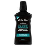 White Glo Charcoal Bad Breath Eliminator Mouthwash 500ml