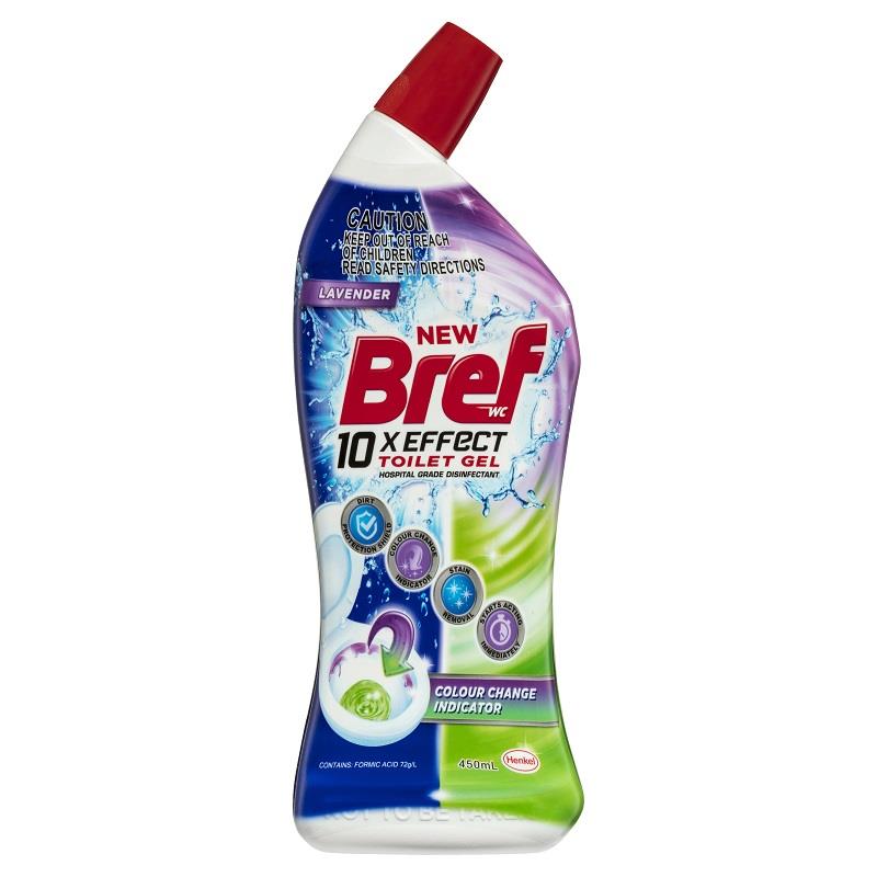 Buy Bref Toilet Cleaner Colour Change Indication 450ml Online at Chemist Warehouse®
