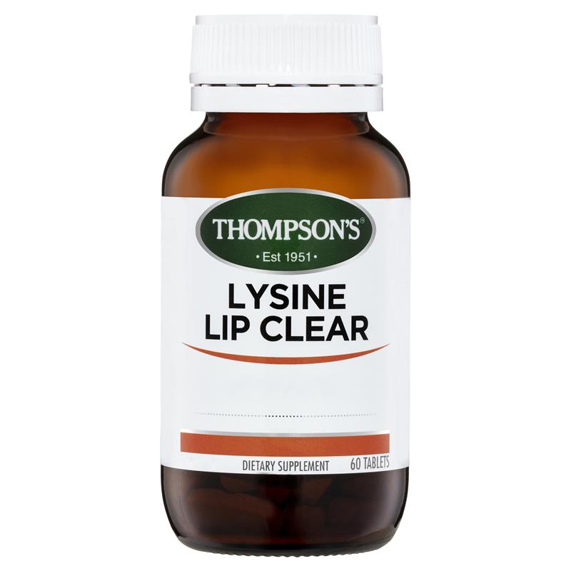 Buy Thompsons LysineLip Clear 60 Tablets Online at Chemist Warehouse®