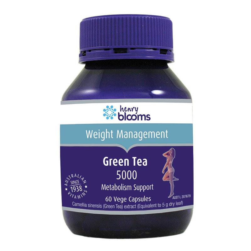 Buy Blooms Green Tea 5000 60 Capsules Online at Chemist Warehouse®