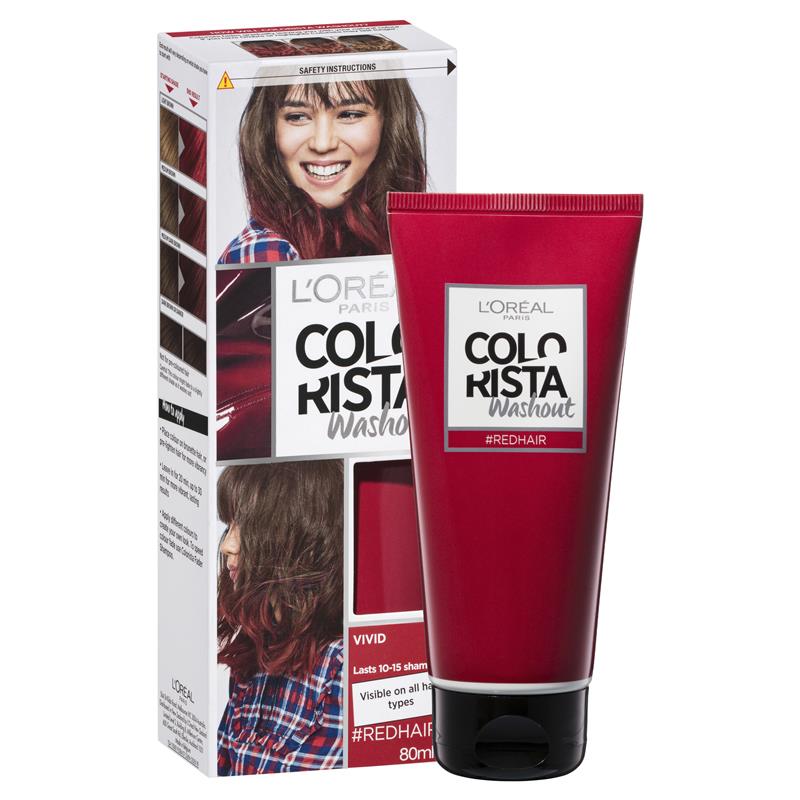 Buy L'Oreal Colorista Washout Red Hair Online at Chemist Warehouse®