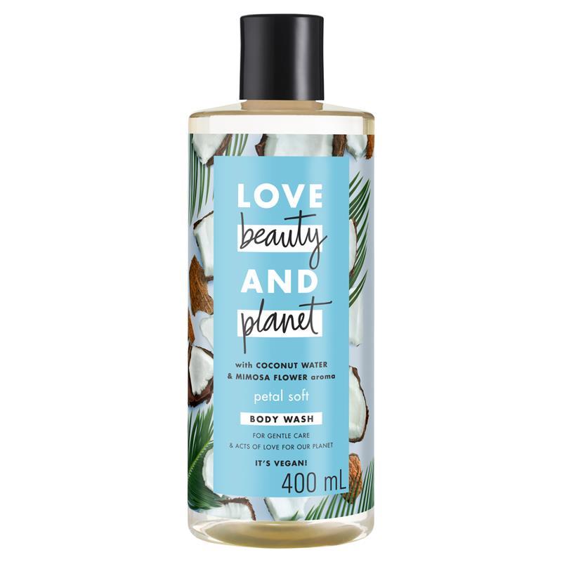 Buy Love Beauty Planet Coconut Water & Mimosa Flower Body Wash 400ml ...