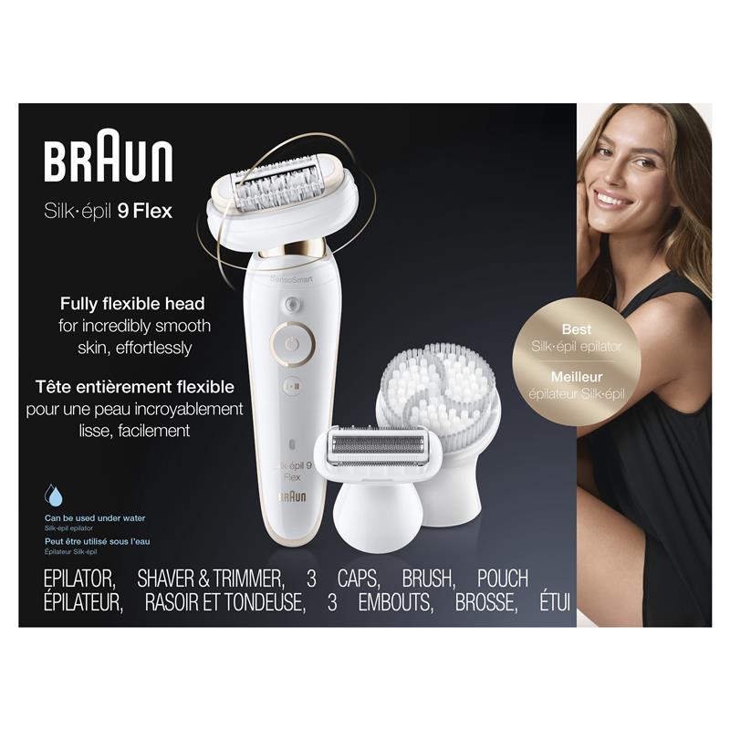 Buy Braun Silk-Epi 9 Wet & Dry Epilator White SES9-030 Online Only Online  at Chemist Warehouse®