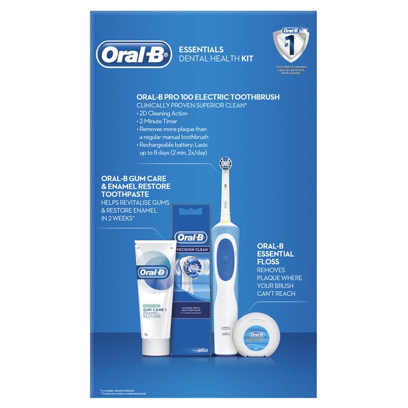 Buy Oral B Essentials Dental Health Kit Online at Chemist Warehouse®