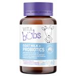 Vita Bubs Kids Digestive Health Goat Milk + Probiotics 60 Chewable Tablets