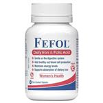 Fefol Daily Iron & Folic Acid 30 Tablets