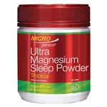 Microgenics Ultra Magnesium Sleep Tropical Flavour 250g Powder