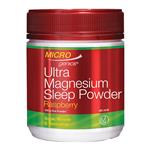 Microgenics Ultra Magnesium Sleep Raspberry Flavour 250g Powder