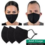 Wagner Body Science X HPE Reusable Face Mask Adult Extra Large 3 Pack Online Only