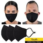 Wagner Body Science X HPE Reusable Face Mask Youth 3 Pack Online Only