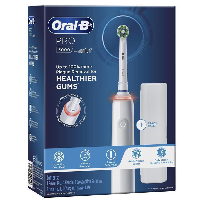 Promotie Decoratief auteur Buy Oral B Power Toothbrush Pro 3000 Online at Chemist Warehouse®