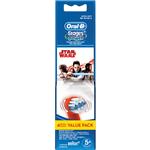 Oral B Power Toothbrush Kids Star Wars Refills 4 Pack