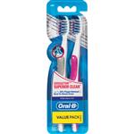 Oral B Toothbrush Cross Action Pro Health Superior Clean Medium 2 Pack