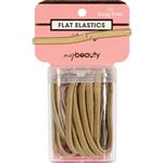 My Beauty Hair Snag Free Flat Elastic 12 Pack Blonde