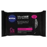 Nivea MicellAIR Expert Make Up Remover Wipes 20 Pack
