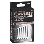 Flawless Finishing Touch Dermaplane Glow Replacement Heads 6 Pack