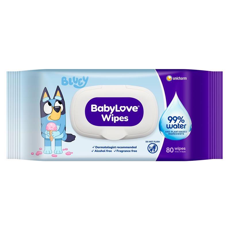 Babylove Water Wipes 80 Pack