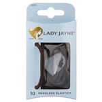 Lady Jayne 2281BR Elastics Snagless Brown 10 Pack