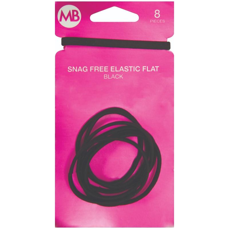 Buy My Beauty Hair Snag Free Flat Elastic 8 Pack Black Online At 