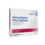 Apo Health Paracetamol/Caffeine 500mg 20 Tablets