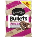 Darrell Lea Bullets Raspberry Milk 250g