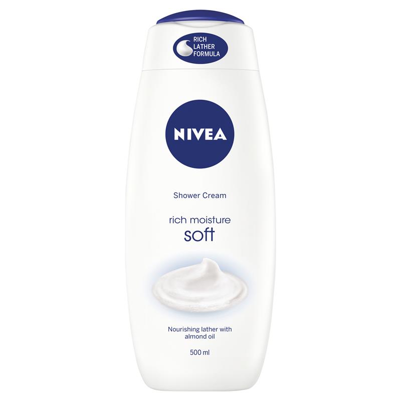 Buy Nivea Shower Cream Rich Moisture Soft 500ml Online at Chemist Warehouse®