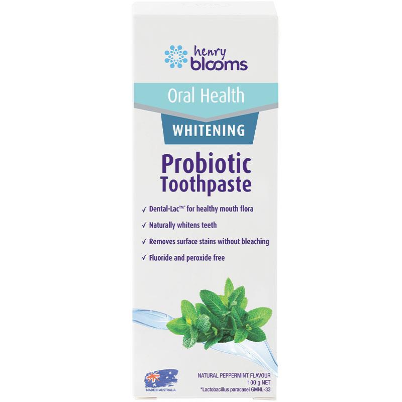 Buy Blooms Probiotic Toothpaste Peppermint Whitening 100g Online at Chemist  Warehouse®